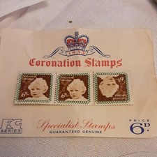 GB QEII NATIONAL SAVINGS Revenue 6d (1953) Princess Anne x 3