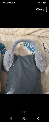 Women grey faux fur - women’s, ear