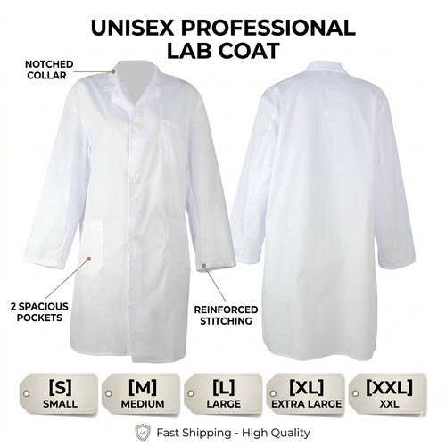 White lab coat - lab,