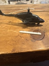 ERTL AIRWOLF Die Cast Metal Helicopter 1984 Vintage Original Spares Or Repairs