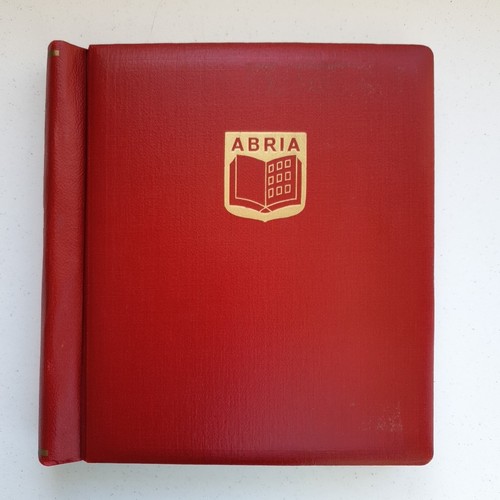 Abria stamp album containing - album,