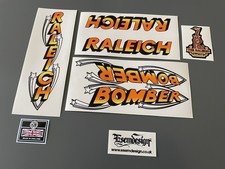 Raleigh Super Bomber decal set