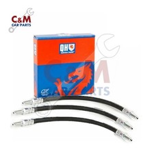 COMPLETE BRAKE FLEXI HOSE 3 SET fits FORD CORSAIR V4 (1965-1970) - QH