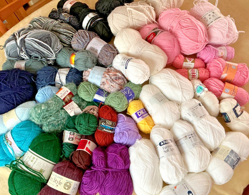 Wool bundle oddments - bundle,