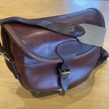 Vintage, William Evans London, Leather Cartridge Bag, Brown/Oxblood, Great Cond