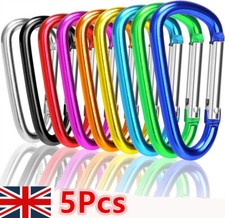 Pack of 5X Colored Carabiner