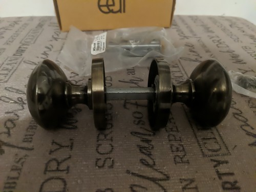 Aged brass sprung victorian - aged,