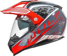Wulfsport Adults Optima Adventure Helmet Enduro Motocross MX Trials Dual Sport