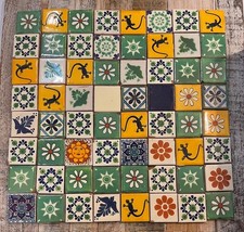 64 Ceramic Mexican Tiles