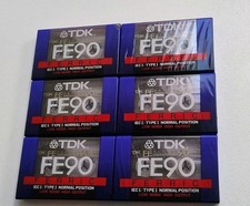 TDK FE90 x6 BLANK AUDIO