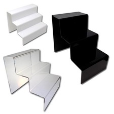 Step tier clear black white - 3,