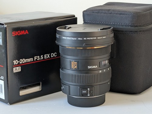Sigma 20mm ex dc - 10-20mm, f/3.5