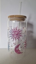Celestial Sun and Moon Glass
