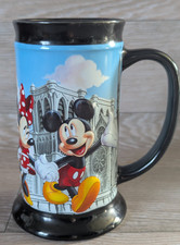 DISNEYLAND PARIS  LARGE MUG CUP MICKEY MINNIE DISNEY  PARIS 3D - USED GOOD