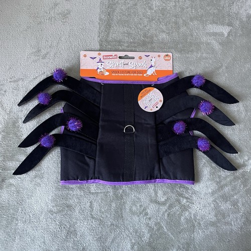 Large dog black purple - large,