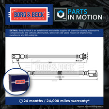 Brake Hose fits NISSAN 350Z