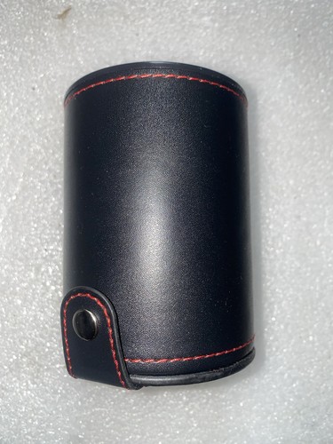 Luxury stitched leather dice - luxury,