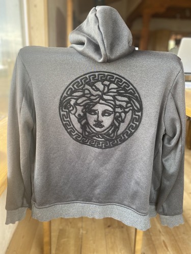 Versace velvet zip medusa - versace,