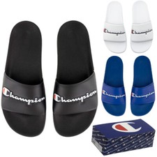 CHAMPION Mens Designer Sandals Beach Pool Sliders Summer Flip Flops Slipper Shoe
