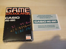 Original Box & Operation Manual ONLY for CASIO MG-880 Vintage Musical Calculator