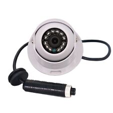 White 4 PIN Heavy Duty Caravan CCD IR Colour Reverse Rear view Camera 12v/24v Rv
