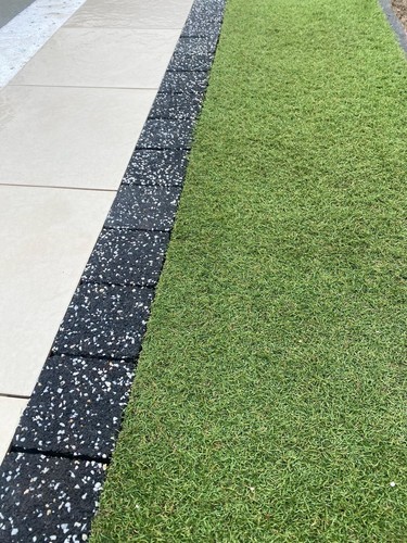 Garden edging border - , black