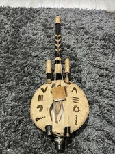 Authentic Hand Carved African Kora String Instrument-Vintage Art and Musical