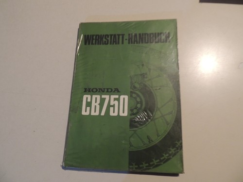 Honda 750 four - cb, workshop