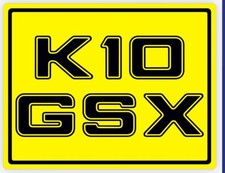 Cherished Number Plate For Sale K10 GSX To Suit Suzuki GSX/GSXR Motorbike