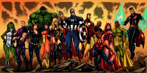 Avengers marvel fridge - marvel, magnet