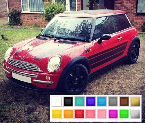Mini cooper side skirt stripes - skirt,