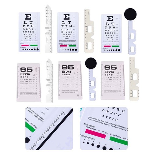 Eye test supplies include - eye,