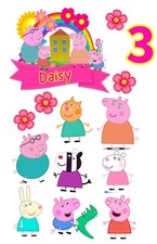 PEPPA PIG A4 Edible Icing Cake