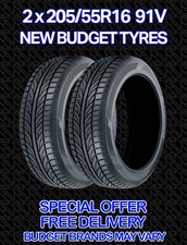 2 x 205/55R16 91V NEW BUDGET
