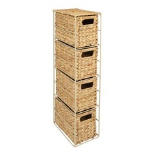 Water Hyacinth 4 Drawer Hand