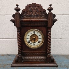 Antique Ansonia Mecca Gingerbread Clock Fully Working