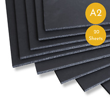 Cathedral Products A2 Black 5mm Foamboard – Pack of 20 Sheets