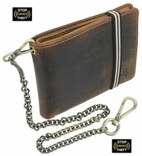 Visconti leather biker wallet - visconti,