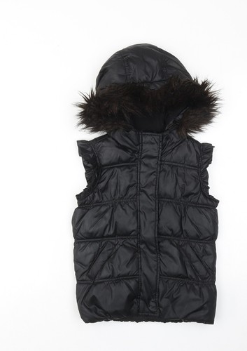 Gap girls black gilet jacket - gap,