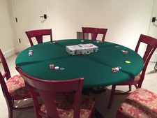 Poker Felt Table cover - round