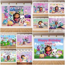 3D Gabbys Dollhouse Backdrop