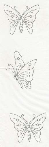 Vintage embroidery transfer - vintage,