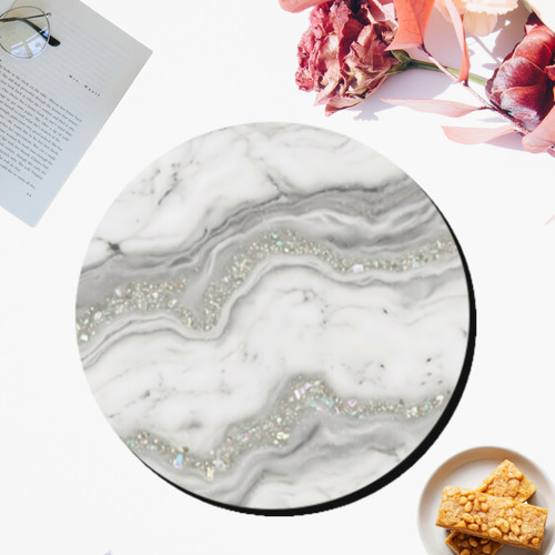 Coasters marble silver drinks - marble,