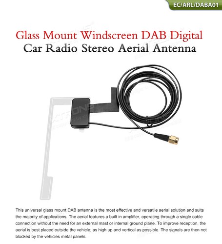 Xtrons glass mount active - active, dab