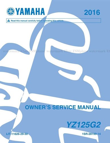 Yamaha yz125 2016 stroke - yamaha,