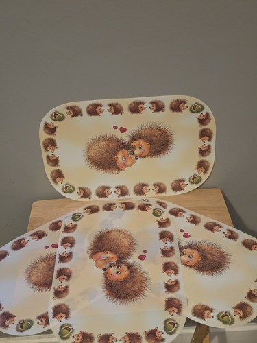 Vintage retro hedgehog - retro,