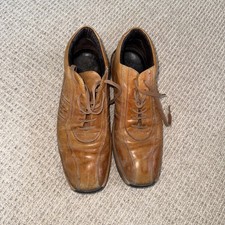 Pikolinos Men's Casual Shoes Trainers Leather Tan Brown Lace Up SIze 42 UK 8