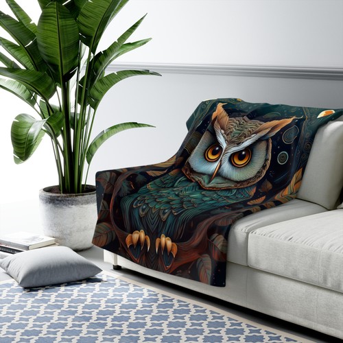 Mystic owl illustration sherpa - owl,