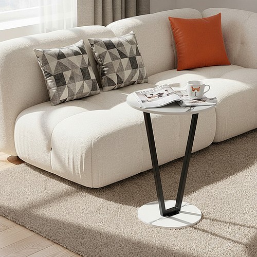 Wooden side table - table, sofa