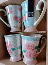 Cups X4 New In Box Mad About Mugs Trademark New With Tags